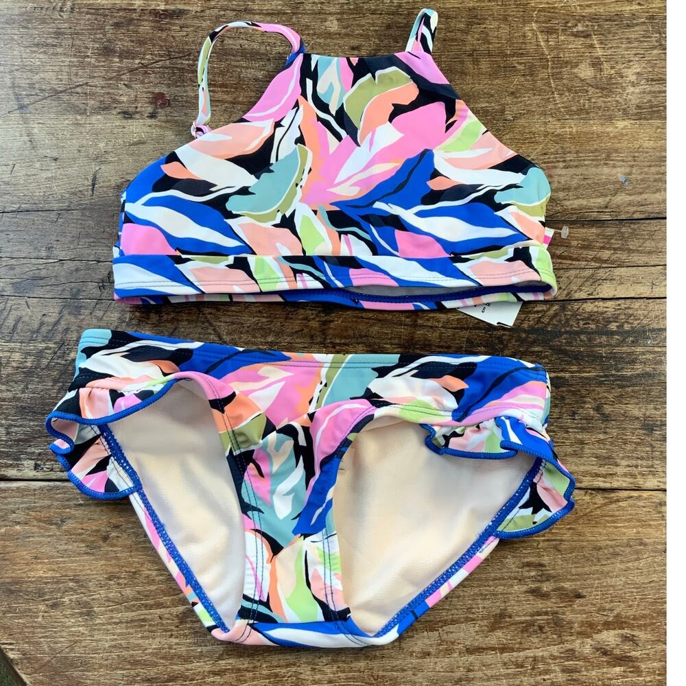 Raisins girls'‎ swimsuit bikini set NWT size 8